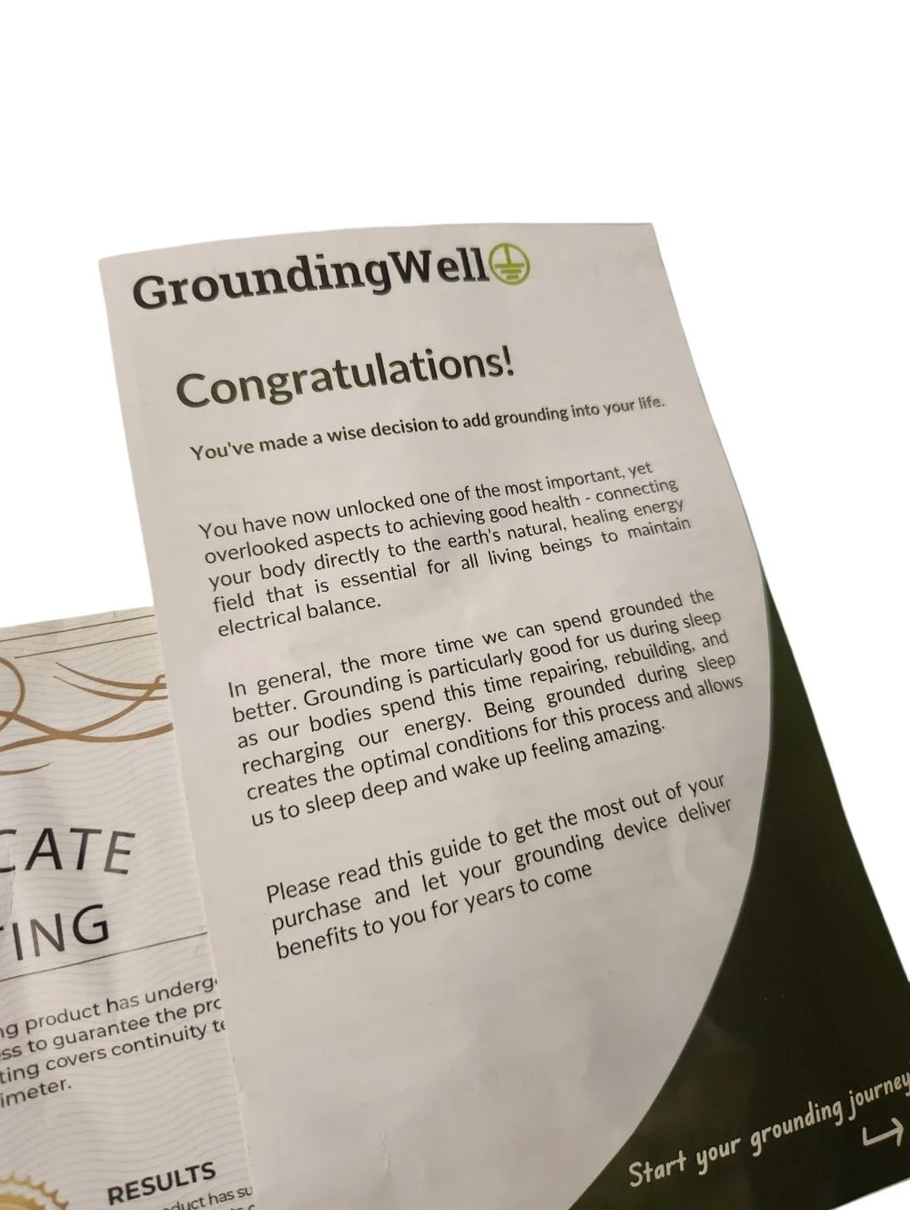 Grounding Well Bed Sheet One All Size New in Package